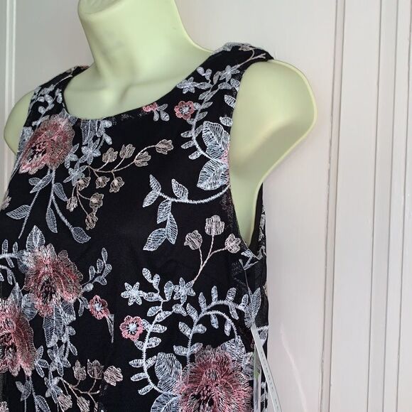 NWT Robbie Bee black embroidered summer dress - Picture 2 of 9